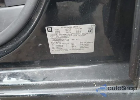 2016 GMC Sierra 1500 Sle z USA, uszkodzony, nr VIN 1GTV2MECXGZ271793